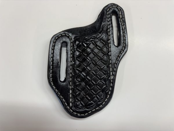 large pancake sheath waffle pattern black
