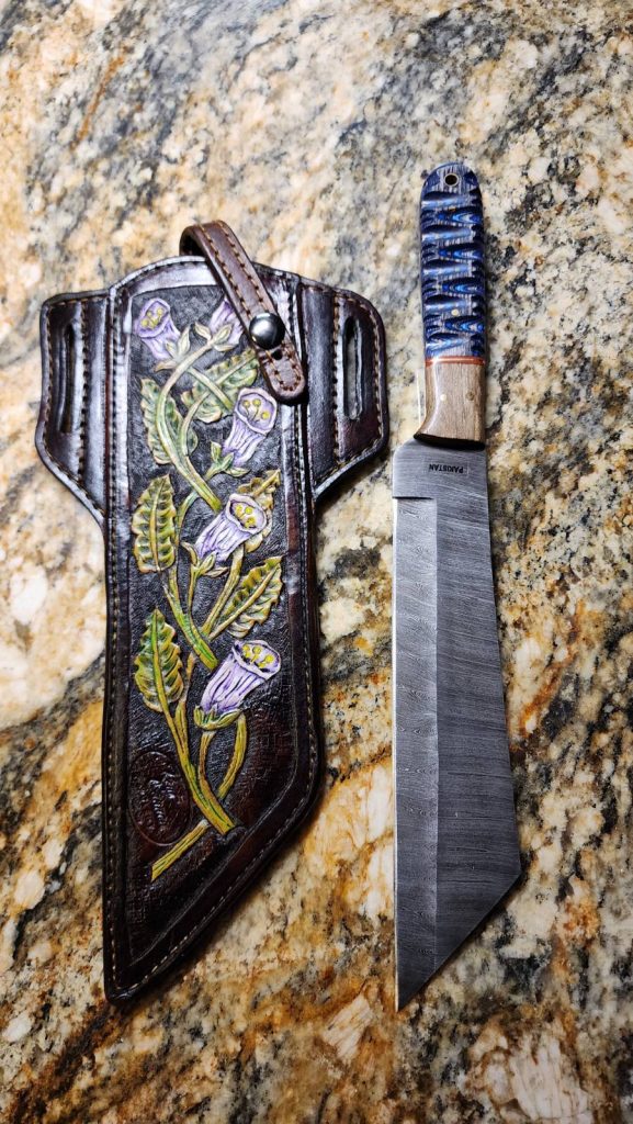 handmade leather knife sheaths