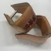Leather Wrapped 3” Roper stirrups